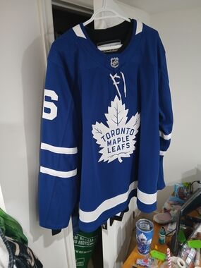 adidas Toronto Maple Leafs Royal Blue and White Hockey Jersey